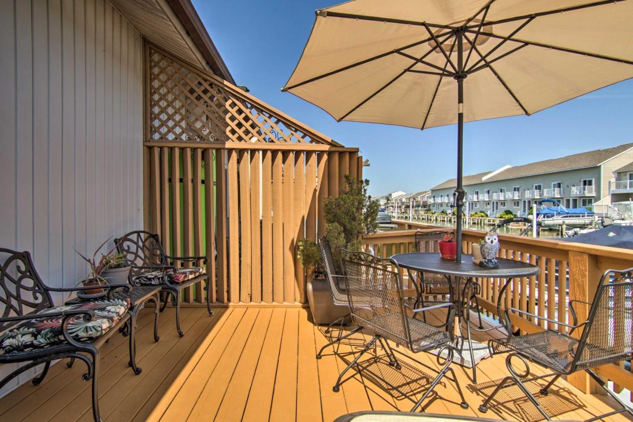 Airy Ocean City Condo On Canal Front With Deck! 외부 사진